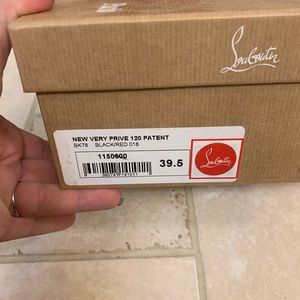 Louboutin NEW VERY PRIVE 120 patent